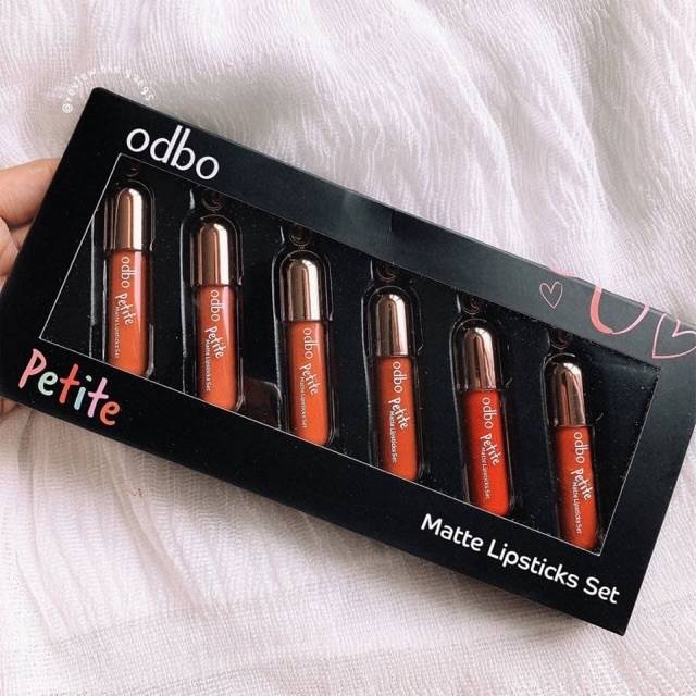 ODBO Petite Matte Lipsticks Set #OD537 Thailand Korea / Cosmetic / Lip Tint Gloss Creamy Pigmented