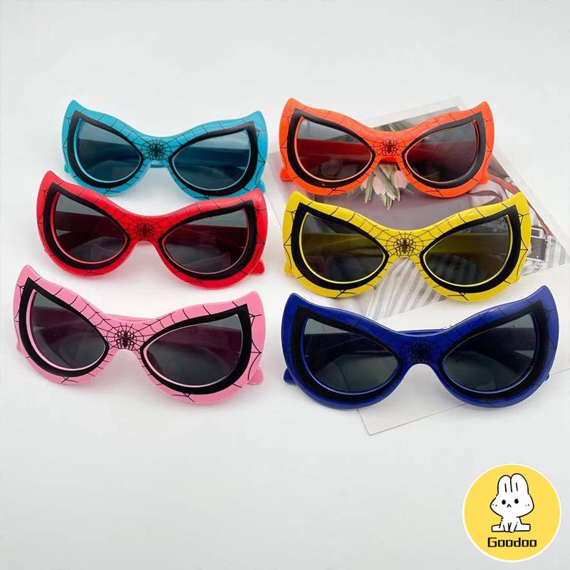 Kacamata Anak SpiderMan Baru Anti-UV Naungan Fashion Sunglasses Hitam Anak Kacamata -Doo