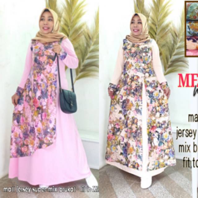 MEGI DAHLIA JERSEY SUPER BRUKAT TILE IMPORT SRIKANDI REDEA ALFASHION UWAIS AKASIA HANA MADAME CANTIK