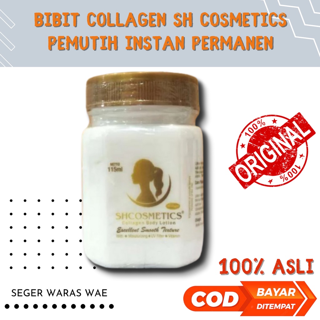 BIBIT COLLAGEN SH COSMETICS / Lotion Pemutih Badan Instan Permanen