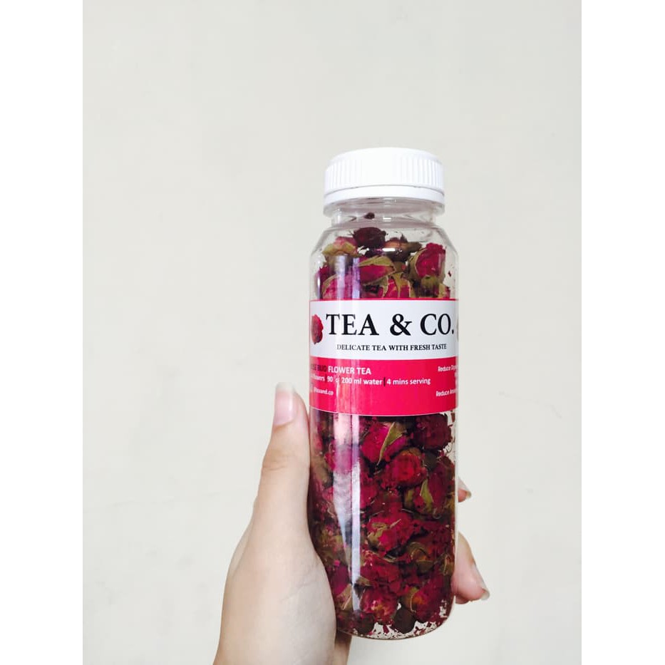 Teh Mawar  Bunga Mawar Kering  Dried Rose Bud Tea Organic 