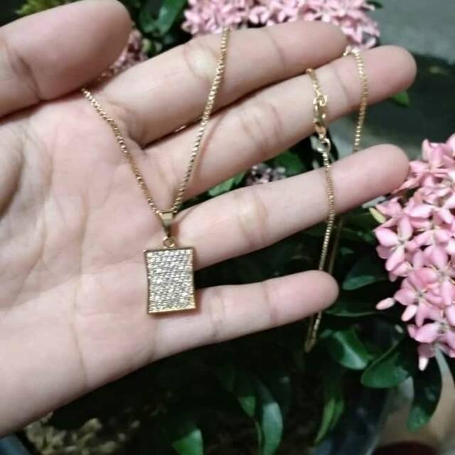 kalung emas model cantik emas xupimg emas imitasi