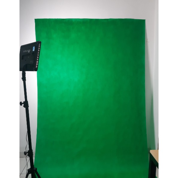 BAHAN KAIN GREEN SCREEN UNTUK BACKDROP / BACKGROUND 75GSM HIJAU TUA