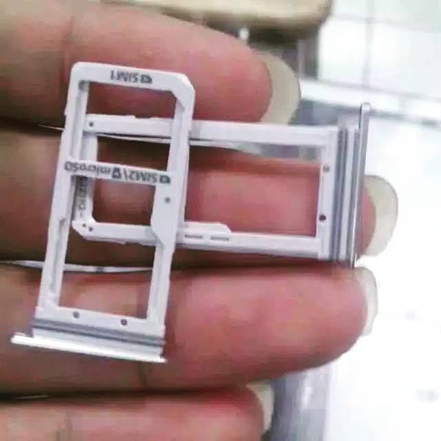 SIMTRAY SIMLOCK SLOT SIM TEMPAT SIM CARD SAMSUNG S7 EDGE ORIGINAL
