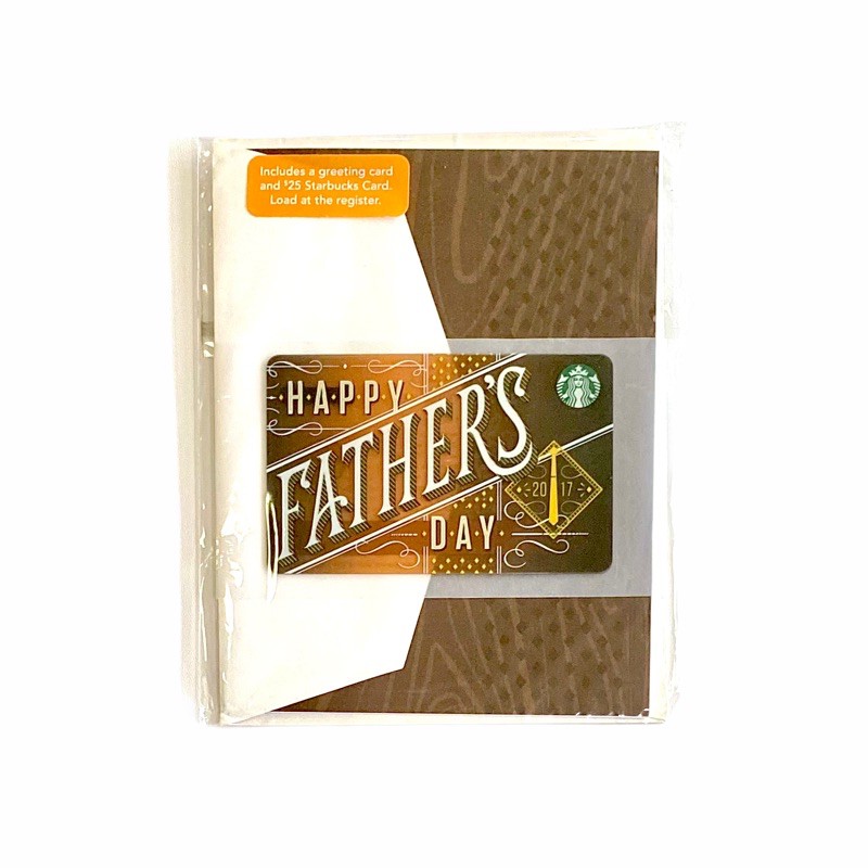 Happy Father's Day Starbucks Greeting Card 2017 US Kartu Ucapan Dad