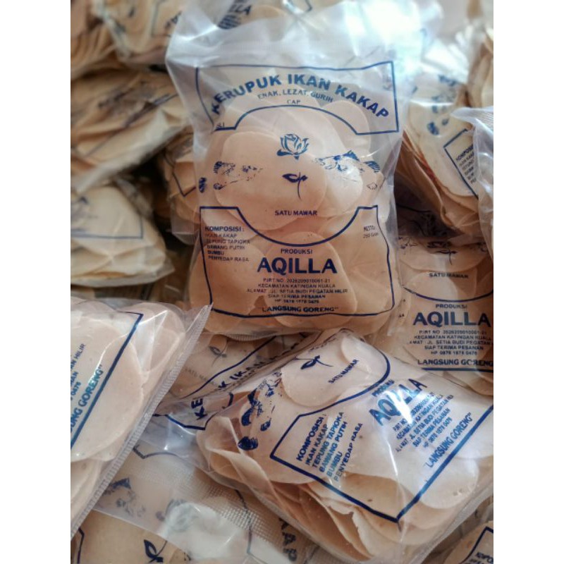 

kerupuk kakap dan cumi