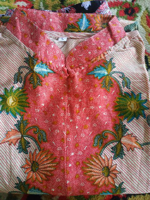 Terlaris Serut Genes Jelita Tunic Navbor Yelbor Whitbor Creambor Tunik Batik Modern