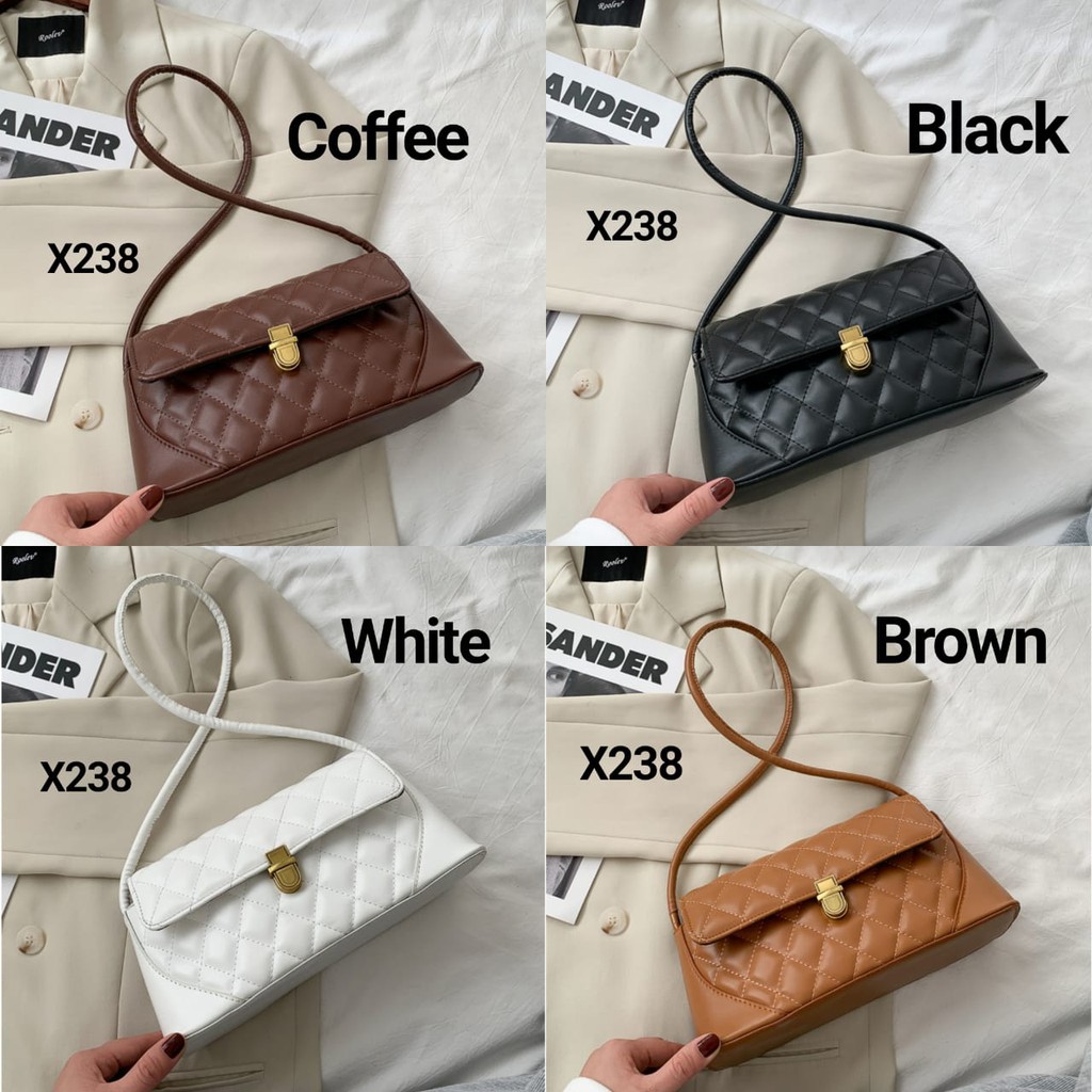 TAS SHOULDER WANITA KULIT IMPORT ~ X238 ~ (SALE)