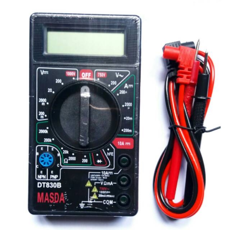 Digital Multimeter Masda DT830B Multitester DT 830 B Avometer DT-830B