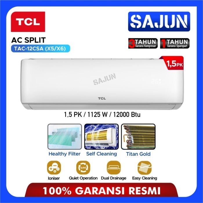 TCL AC Split 1,5 PK TAC-12CSA (X5/X6) Titan Gold FIn 1 1/2 PK