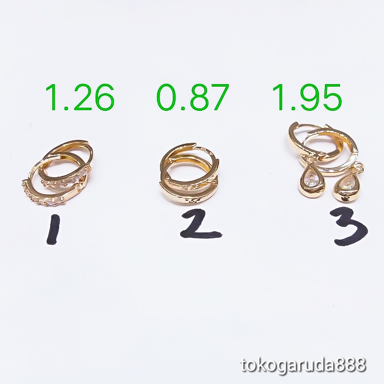 anting bulat ukir anak dan dewasa emas asli kadar 700 70 16k 22 gold anak dewasa gipsy gipsi giwang hoops bayi