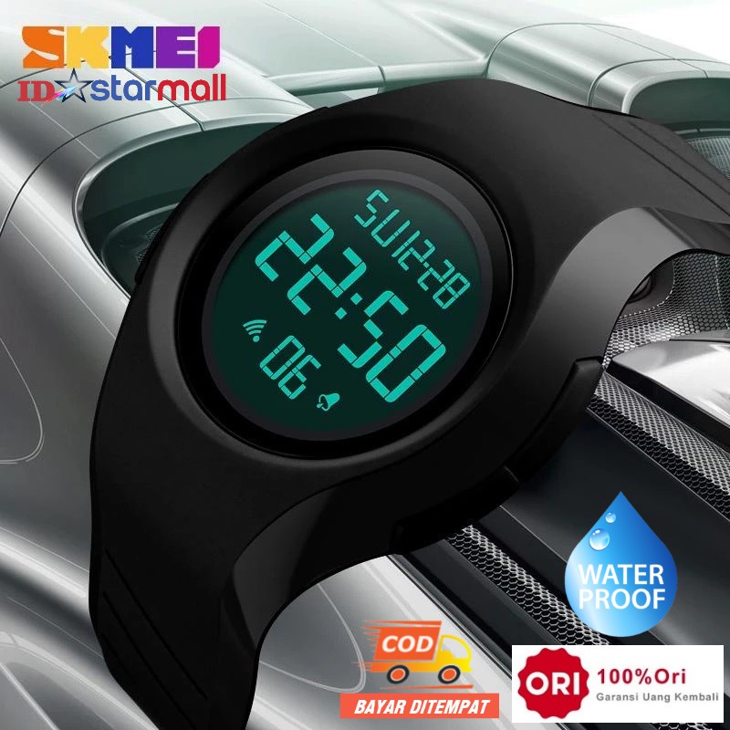 Jam Tangan Digital Pria Kasual Anti Air SKMEI Original High Quality Rubber STR1269