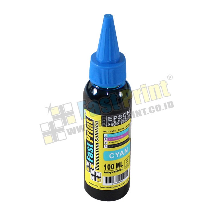 Fast Print Dye Based Photo Premium Epson R1800 - Cyan - 100 ML