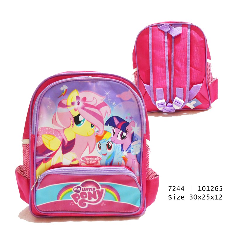 Tas Ransel Sekolah Anak Perempuan Little Pony