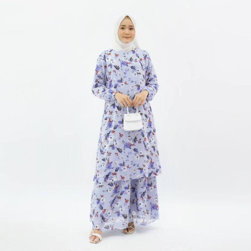 gamis Malaysia/ gamis Malaysia motif/ baju lebaran 2022/ baju pesta wanita/ baju muslim terbaru