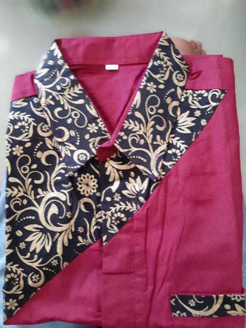 Kemeja Seragam Kerja Kantor•seragam Hotel•motif Prada