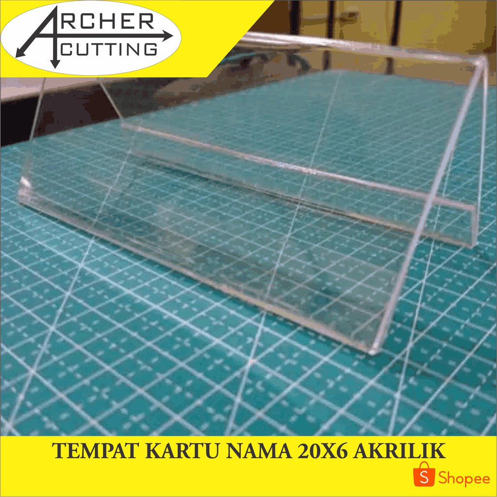 NAMA MEJA / NAME DESK / TENT HOLDER 2 SISI AKRILIK