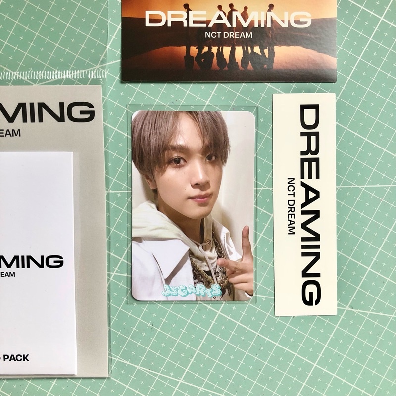pc haechan luggage sticker dreaming b peace [BACA DESKRIPSI]