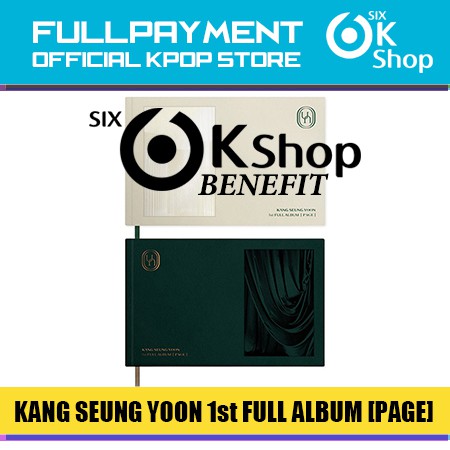 [SIXKSHOP GIFT] KANG SEUNG YOON - 1ST FULL ALBUM [PAGE]