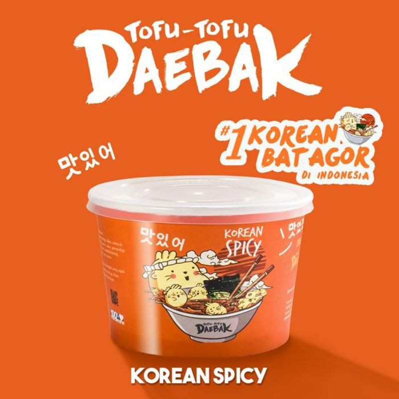 

Tofu-Tofu Daebak Batagor Instan Korean Spicy