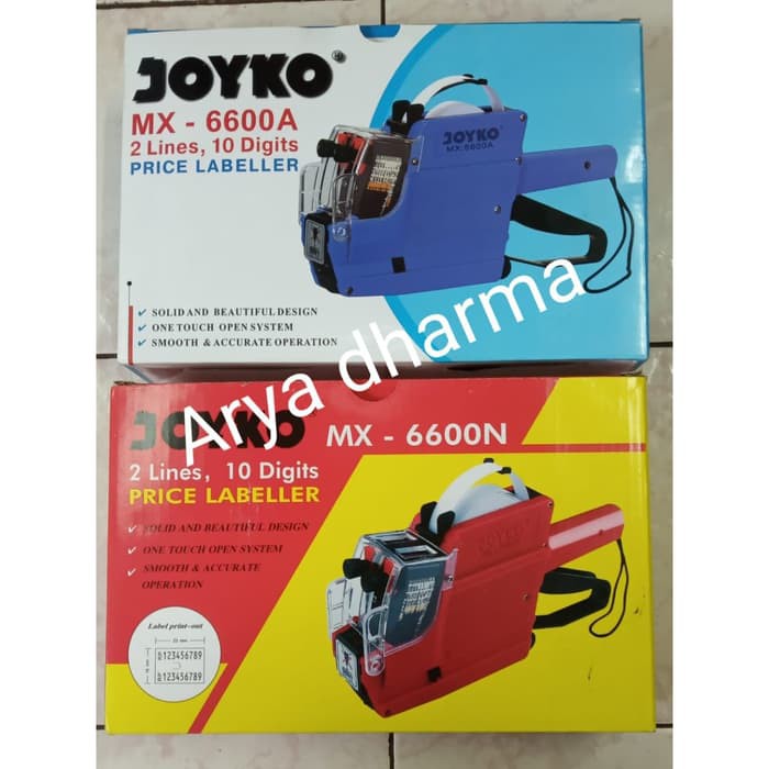 

Mesin Penempel Harga JOYKO MX-6600