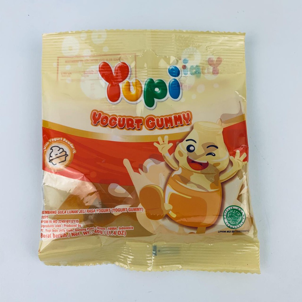 PERMEN YUPI APPLE RINSS/FRUIT BITES/YOGURT GUMMY