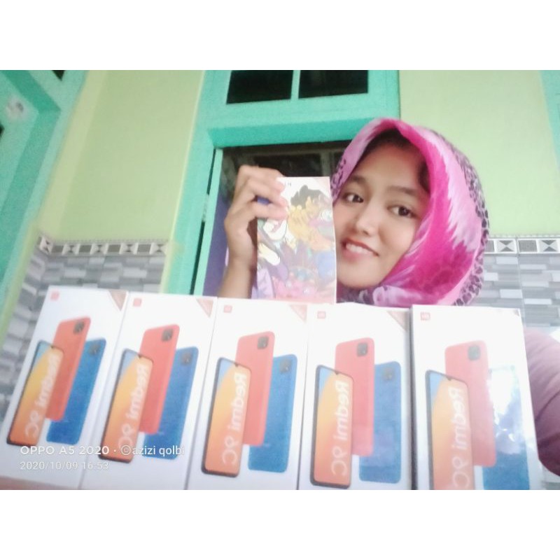 REDY XIOMI REDMI 9C NEW SEGEL DOS GARANSI RESMI  RAM 3/32 DAN 4/64