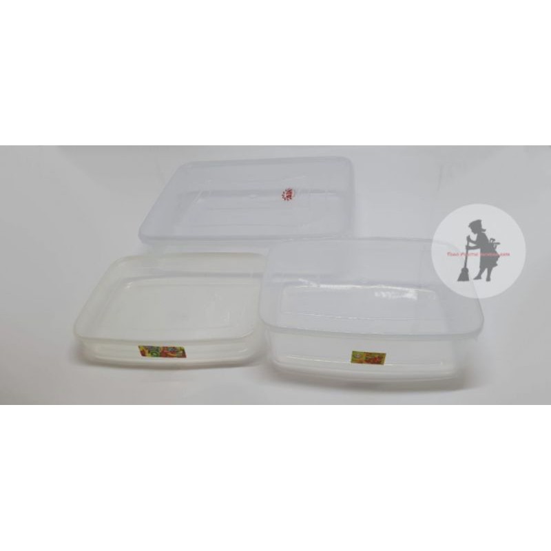 Thinwall kotak bening ukuran 2L / 2,5 L / 3,5 L