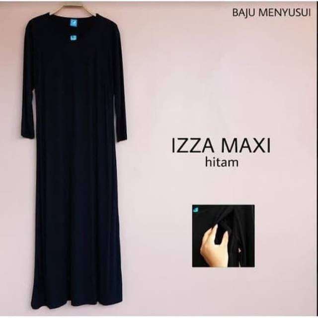 MAMIGAYA Baju Menyusui  IZZA  Maxi Dress Gamis Menyusui