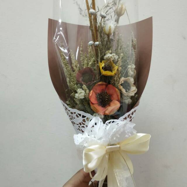 Buket bunga wisuda buket bunga kering buket cantik bunga artifisial Wedding bouquet