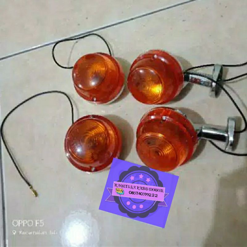 LAMPU SEIN RETING C70 SET DEPAN BELAKANG