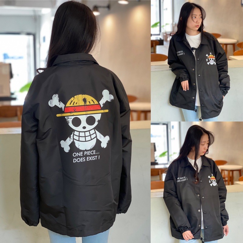 Waterproof Coach Jaket One Piece Black Premium Quality