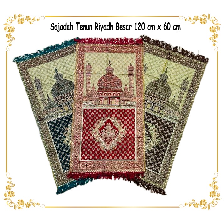 Paket Souvenir Sajadah Riyadh + Tasbih Sovenir Parcel Sajadah Besar /Pcs