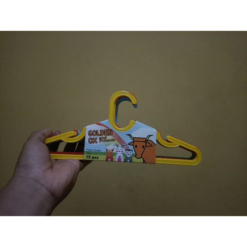 12 pcs Hanger Baju Anak / Gantungan Baju Anak Kecil / hanger anak/ baby / kids /