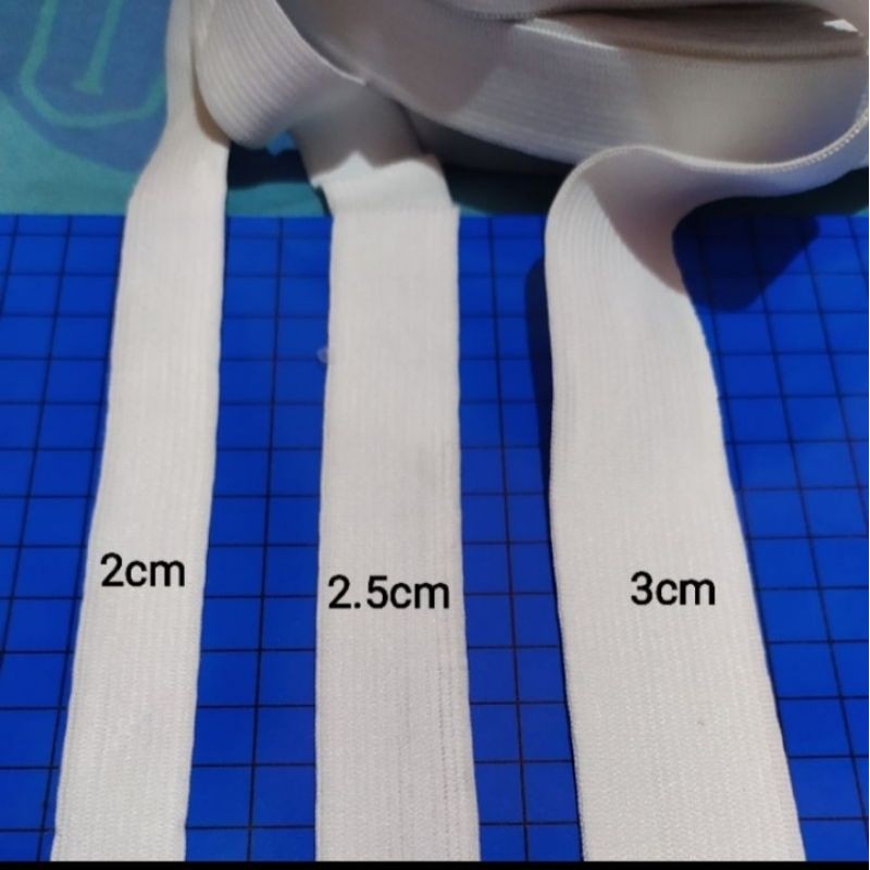 Karet koloran 2cm / 2,5cm /  3 cm..karet pinggang / karet celana.