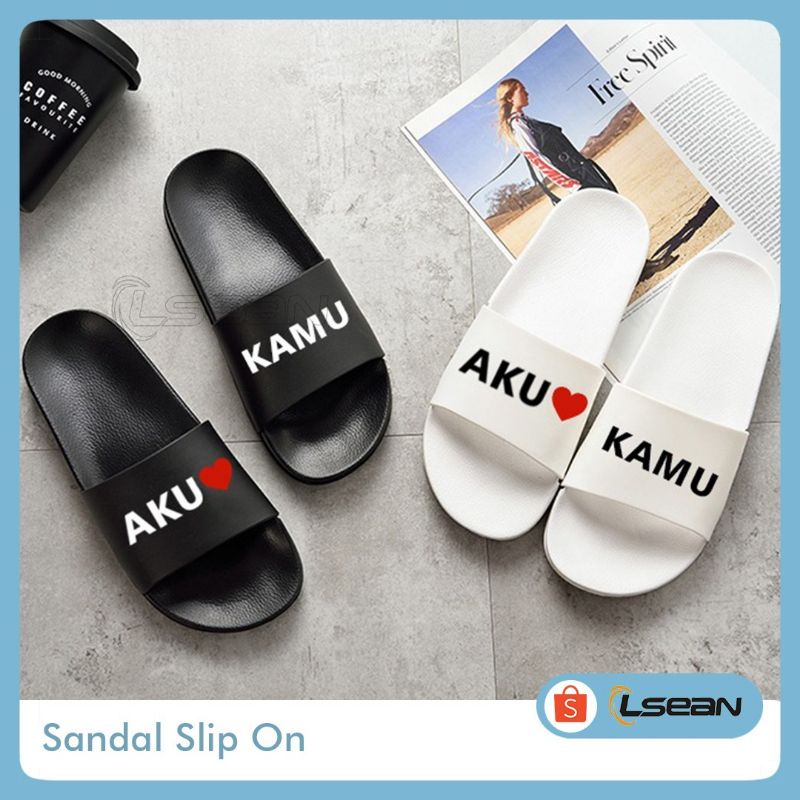 COUPLE SLIP ON FASHION COUPLE SANDAL BAHAN EVA