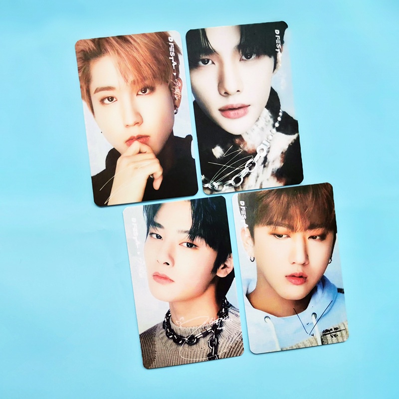 8pcs / Set Kartu Pos Desain Kpop Stray Kids Dispatch Ukuran Kecil