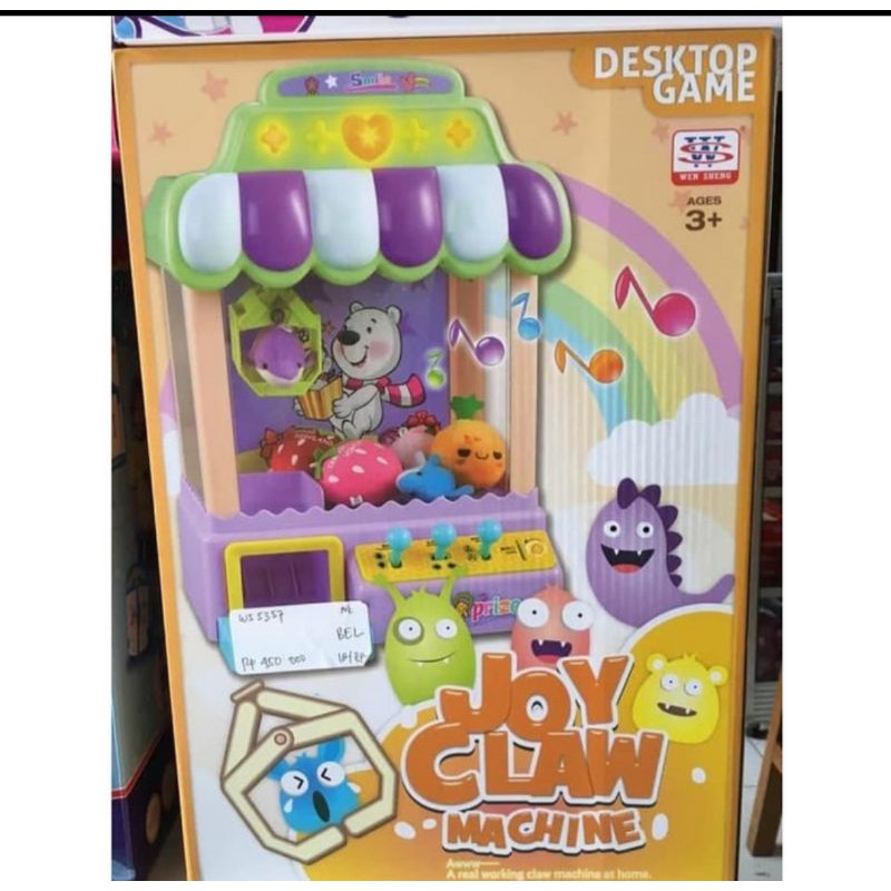 JOY CLAW machine Mainan Anak Mesin Capit boneka Grab Doll Machine