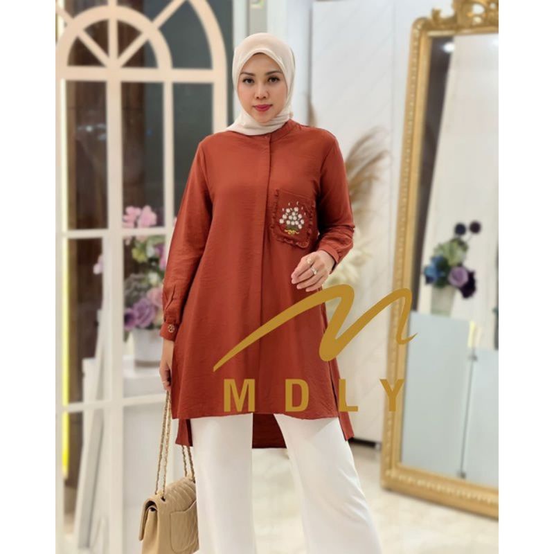 Kemeja Atasan Wanita Terbaru Namira Blouse By Mdly