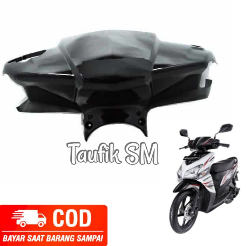 Cover Batok Kepala Depan Motor Honda Vario 110 Karbu - warna Hitam