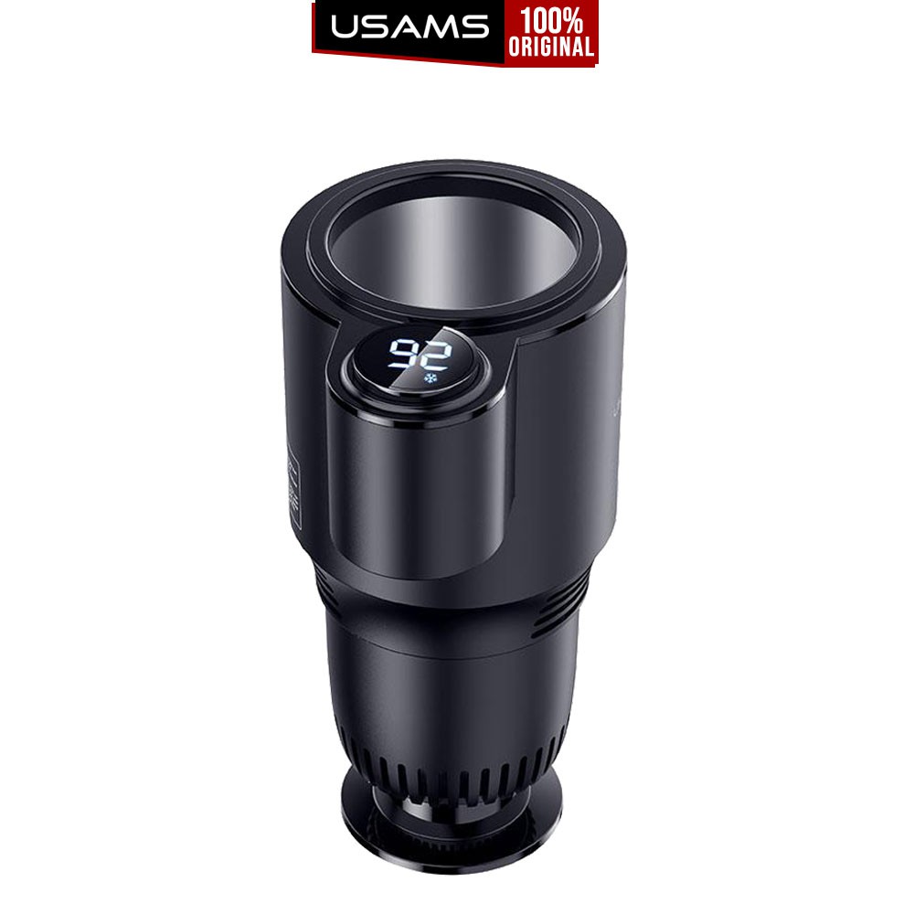 

Car Cup Warmer & Cooler Usams Smart Portable Holder Pemanas Pendingin Minuman di Mobil