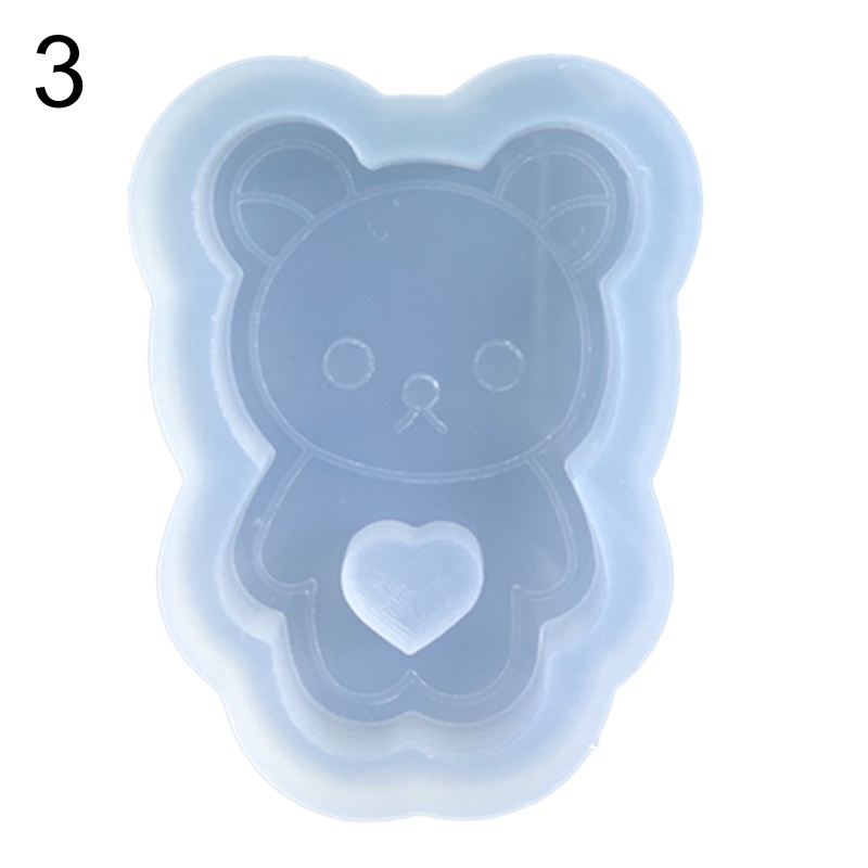 Siy Cetakan Resin Epoksi Bentuk Geometri Bintanghatibulatberuang Bahan Silikon Untuk Gantungan Kunci DIY