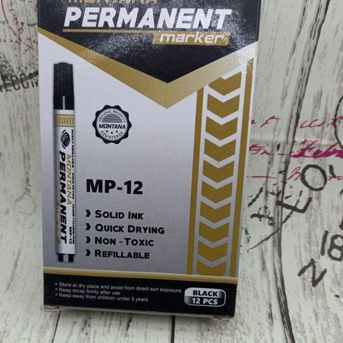 

STAR BRANDS Spidol montana permanent(1lusin)/permanent marker/spidol marker montana