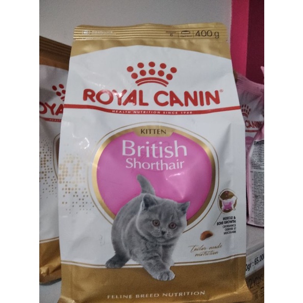 Royal Cainin British Shorthair Kitten 400g Makanan Kucing Royal canin