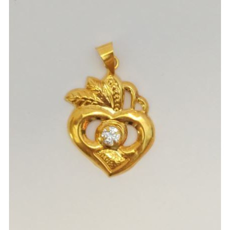 Liontin Love Permata Emas 70%