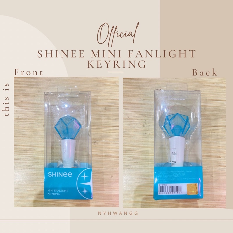 SHINEE - MINI LIGHTSTICK KEYRING OFFICIAL [ready stock]