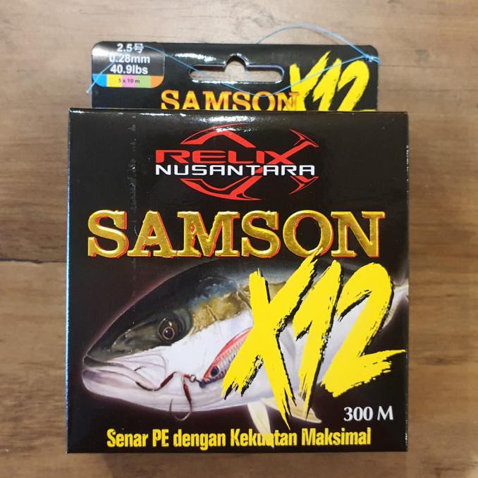 Senar Pe Samson X12-300M Pe.2,5 Relix Nusantara