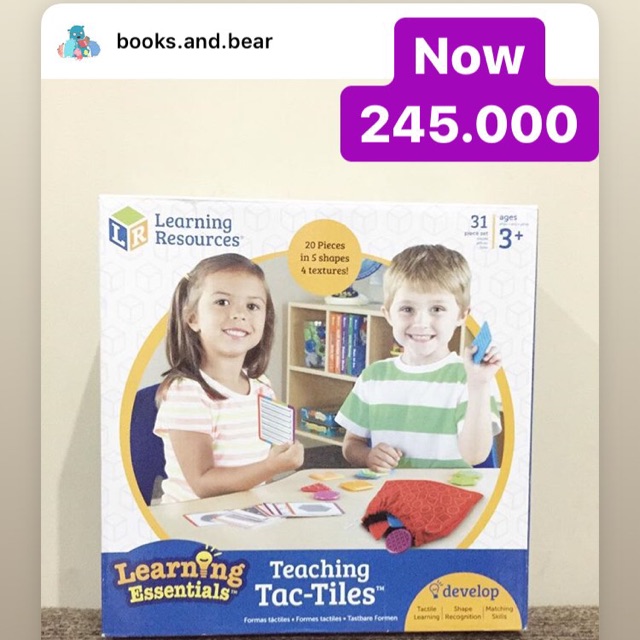 PRELOVED Learning Resources Teaching Tactiles - BOOKED
