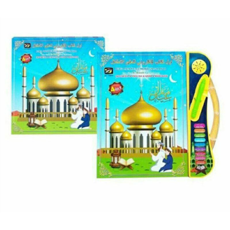 LED 2 Pen E book 4 Bahasa Mainan Anak Edukasi E book / Ebook Buku Pintar