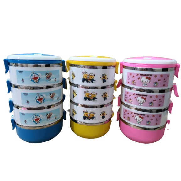 RANTANG KARAKTER 4 SUSUN / LUNCH BOX KARAKTER